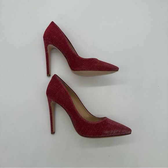 NEW Red Sparkly Heels - Picture 3 of 10